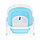 PITUSO Детская ванна складная 85 см Light blue/Светло-голубая 85*51*21 см 6 шт./кор, фото 4
