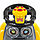 PITUSO Каталка  Mega Car (муз.панель) 3-6 лет Yellow/Желтый, фото 6