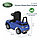 CHI LOK BO Каталка Range Rover Evogue (муз.панель, спинка-толкатель) 3-6 лет, Blue/Синий, фото 10