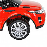 CHI LOK BO Каталка Range Rover Evogue (муз.панель, спинка-толкатель) 3-6 лет, Red/Красный, фото 4