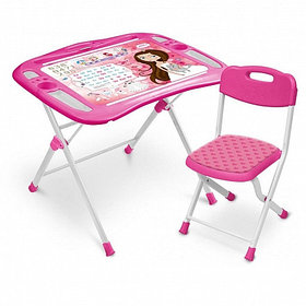 НИКА Набор мебели Маленькая принцесса стол+мягкий стул от 3 до 7 лет