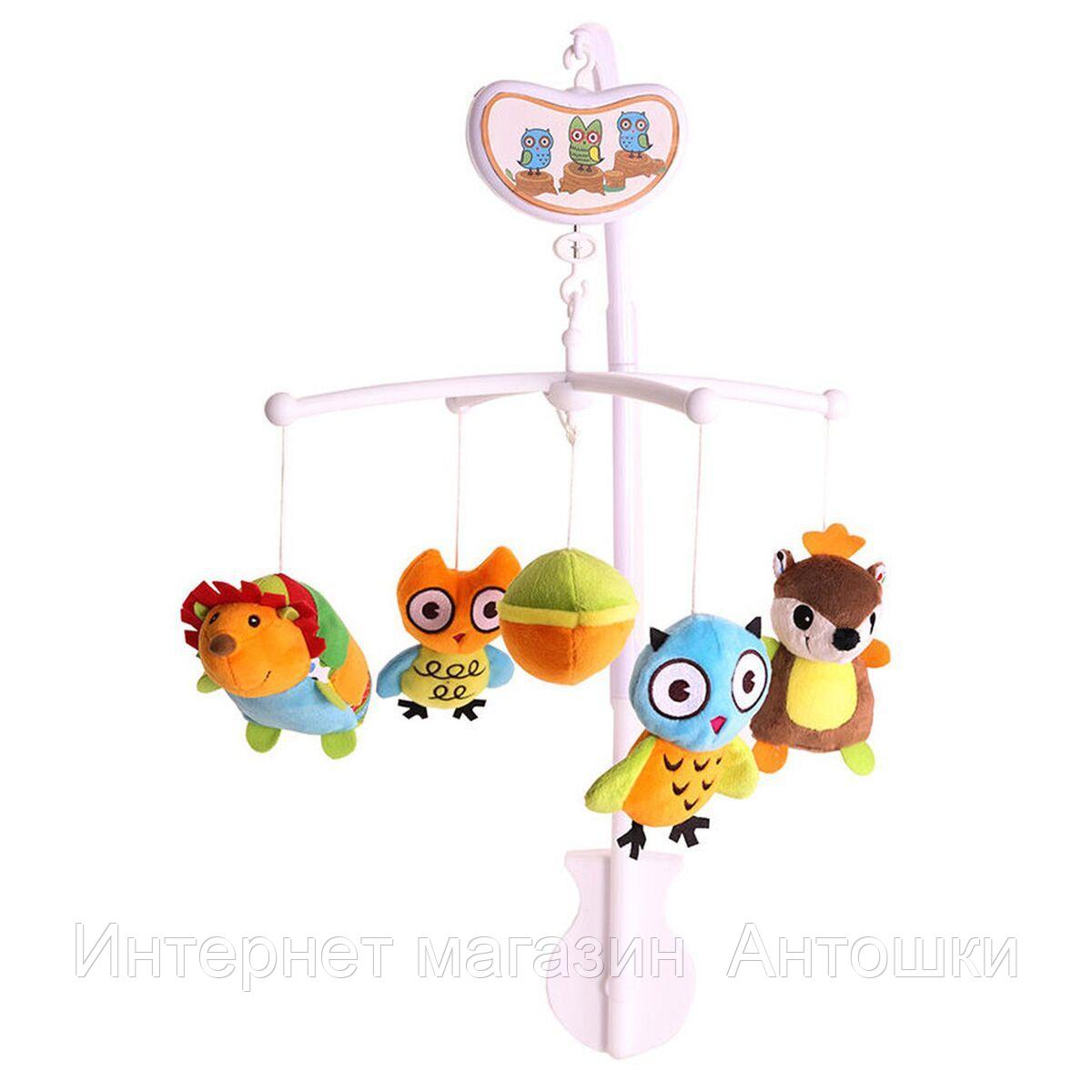 BIBA TOYS Музыкальный мобиль СОВУШКИ 63.5*35*28 см (в кор.6 шт.)