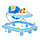 BAMBOLA Ходунки Юный гонщик (7 силик.колес,игрушки,муз) 4 шт в кор.(71*64*40) Blue/Голубой, фото 3