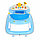 BAMBOLA Ходунки Юный гонщик (7 силик.колес,игрушки,муз) 4 шт в кор.(71*64*40) Blue/Голубой, фото 5