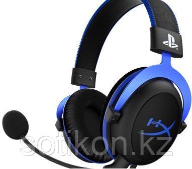 Наушники-гарнитура игровые HyperX HX-HSCLS-BL/EM Cloud Blue for PS4, фото 2