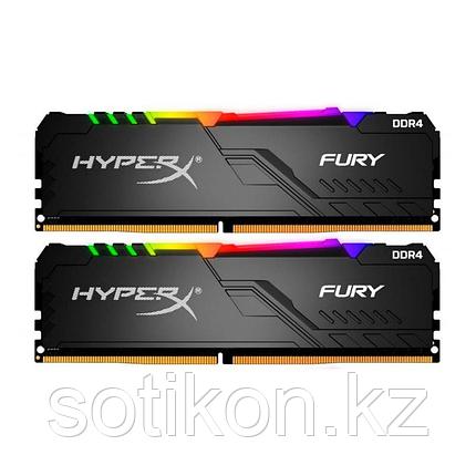 Память оперативная DDR4 Desktop HyperX Fury HX430C15FB3AK2/16, 16GB, RGB, фото 2