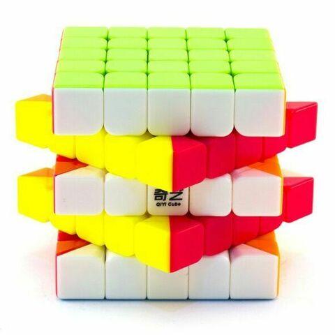 Кубик Рубика из цветного пластика для скоростной сборки SpeedCube Warrior QYtoys (5 x 5 x 5) - фото 8 - id-p95537835