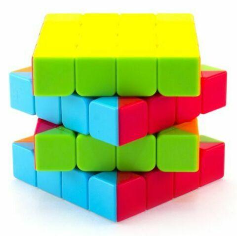 Кубик Рубика из цветного пластика для скоростной сборки SpeedCube Warrior QYtoys (4 x 4 x 4) - фото 1 - id-p95192463