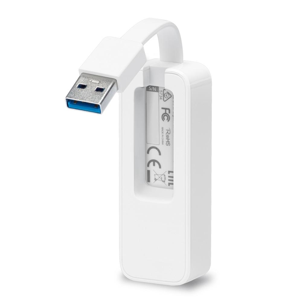 Сетевая карта TP-Link UE300, 10/100/1000 Мбит/с, USB 3.0 - фото 2 - id-p96129335