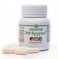 Продукт матаболический Эм-Курунга, симбиоз  природных пробиотиков, капсулы 60шт. по 0.45г.