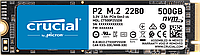 Crucial 500Gb SSD, P2 3D NAND M.2 CT500P2SSD8