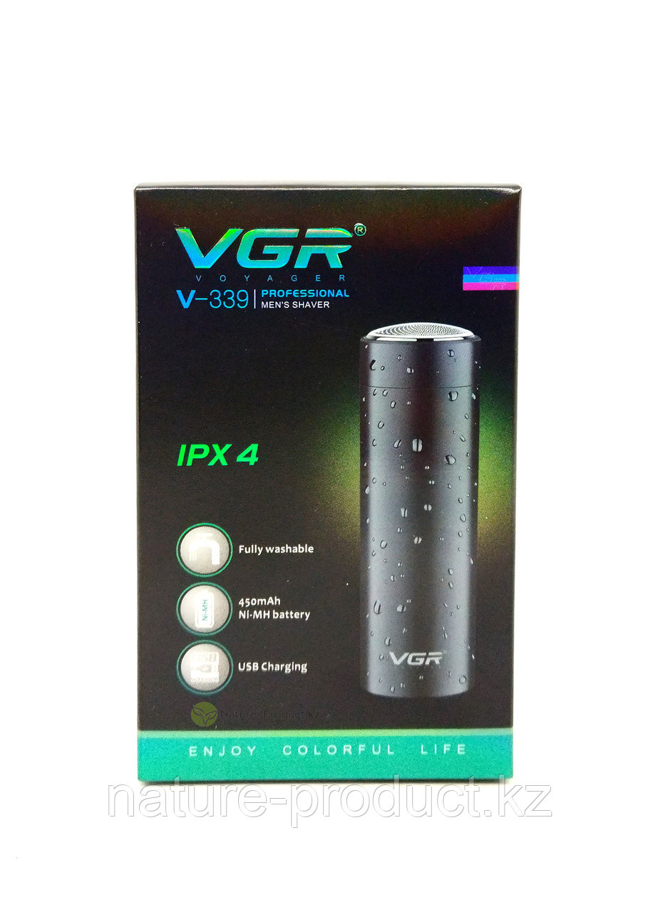 Электробритва VGR V-339 - Дорожный шейвер белый