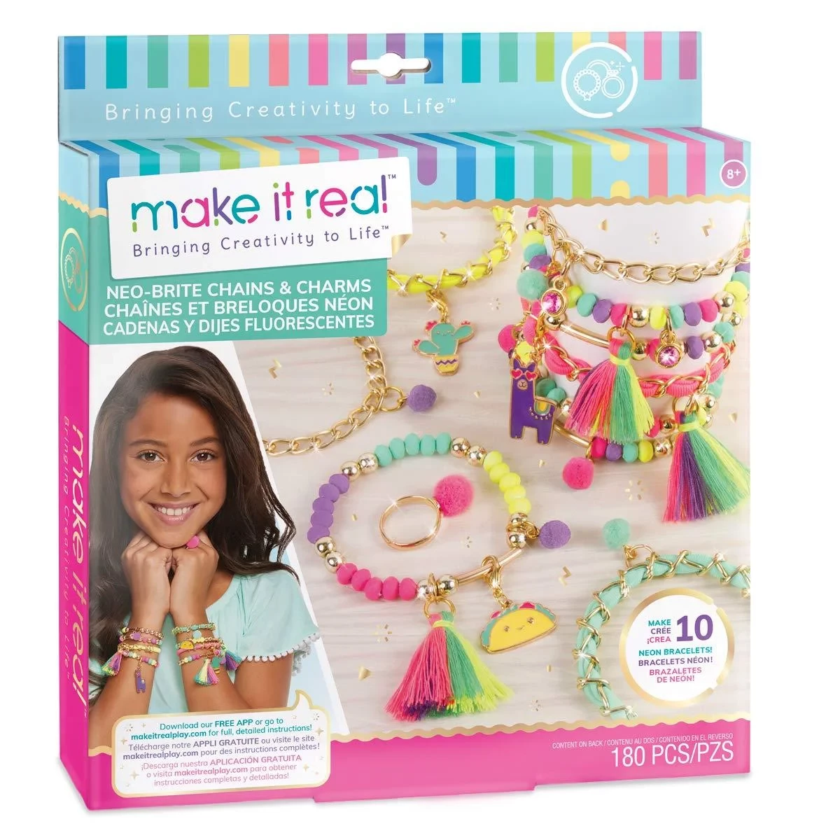 Make it real 1313 Набор для создания браслетов Neo-Brite Chains & Charms
