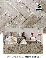 Кварцвинил SPC FirmFit Herringbone Дуб Лиам