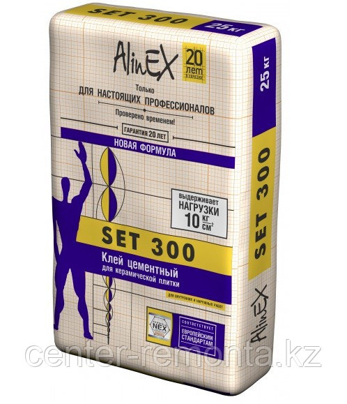 Клей AlinEX «Set 300», 25 кг