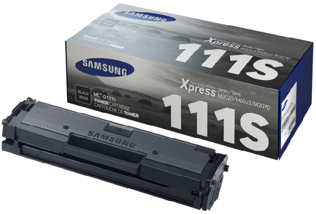 Тонер-картридж Samsung MLT-D111S - Black, 1000 pages, M2020/M2022/M2070 - фото 1 - id-p96144727