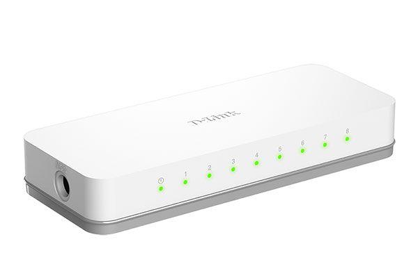 Сетевой коммутатор D-Link DES-1008C, 10/100 Мбит/с, Ethernet, Fast Ethernet, Switch 8 port