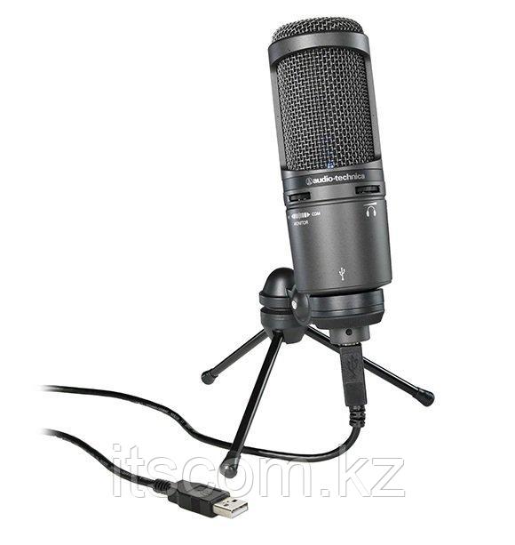 Студийный микрофон Audio-Technica AT2020USB+ черный (15117096) - фото 1 - id-p95907860