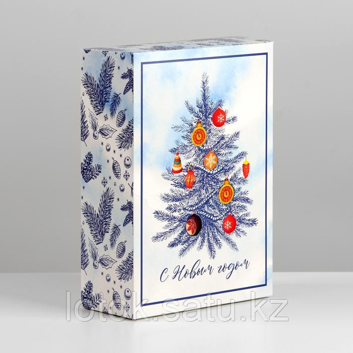 Коробка складная «Новогодняя ёлка», 16 × 23 × 7.5 см - фото 1 - id-p96150845