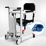 Кресло для инвалидов:MN-HY801 , с электроприводом,  аккум. 24v. Пульт. Удобно для перевозки в санитарный узел., фото 8