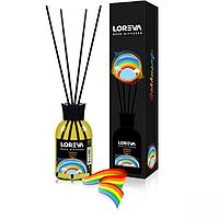 Аромадиффузор для дома LOREVA Reed Diffuser Gokkusagi Rainbow Радуга 110 мл интерьерный парфюм (аромапалочки)