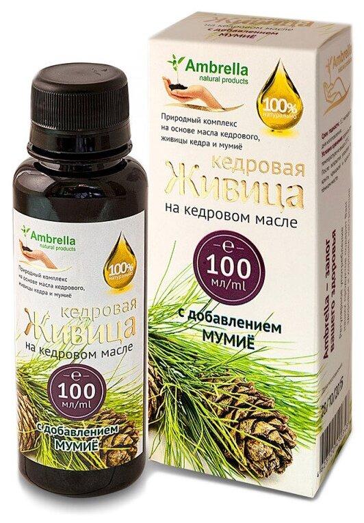 Кедровая Живица на с добавлением мумие, 100мл