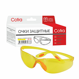 Очки защитные открытого типа, COFRA, желтые (GL-02)
