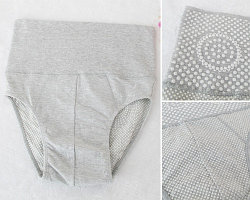 Мужские трусы с высокой талией с биофотонами оздоровительные ХуаШен