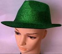 Шляпа карнавальная блестящая (зеленая)
