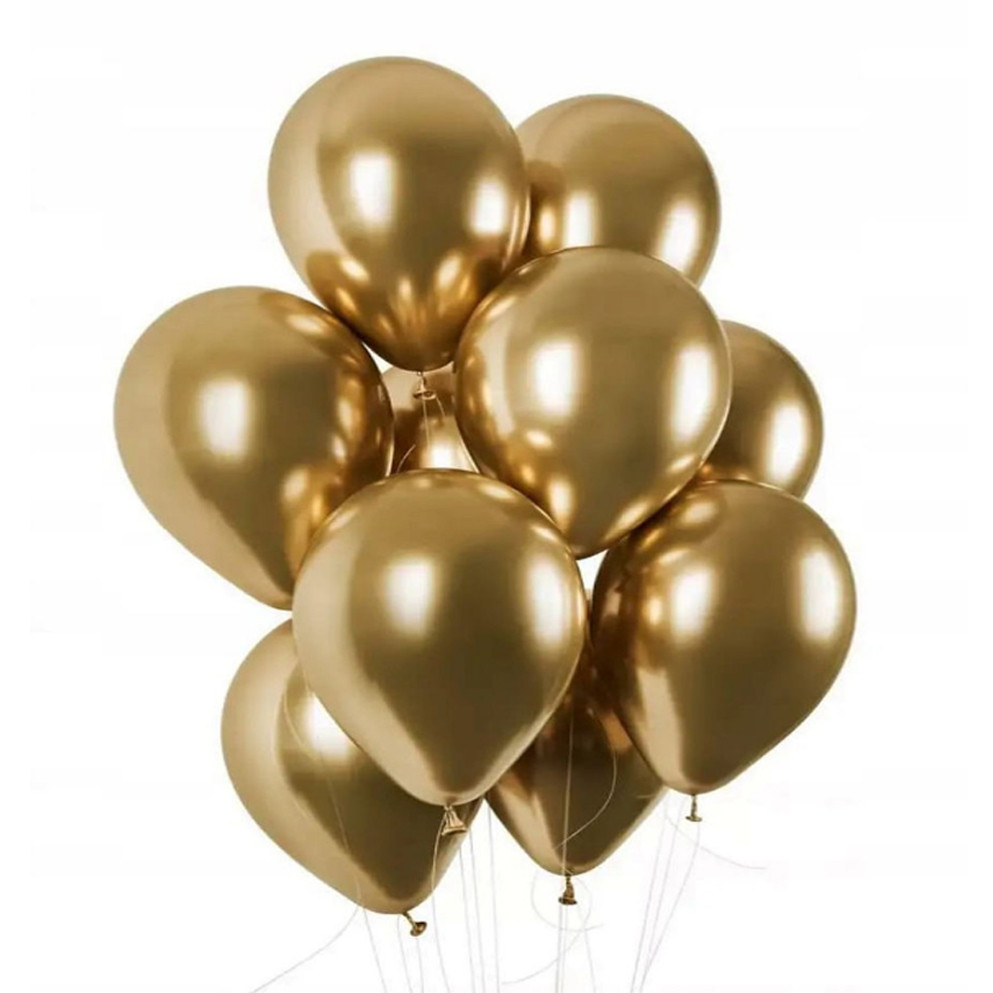 Воздушные шары латексные шар инсайдер 12 дюймов 100 шт/упаковка YuHang золотистые