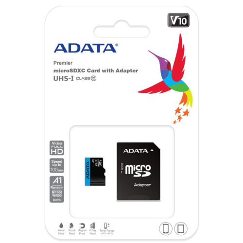 Карта памяти 64GB ADATA AUSDX64GUICL10A1-RA1 - фото 2 - id-p96210878