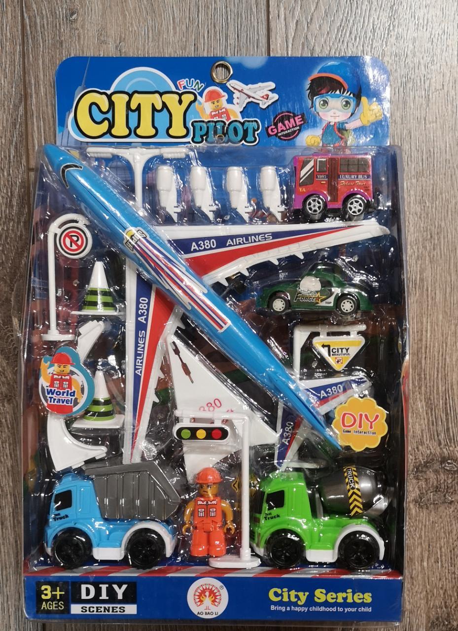 Игровой набор Аэропорт / Игрушка самолет