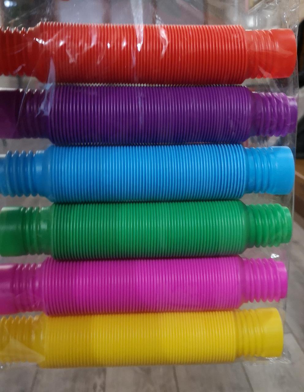 Трубочка Поп Туб гибкая Pop Tube игрушка / Игровая гофра