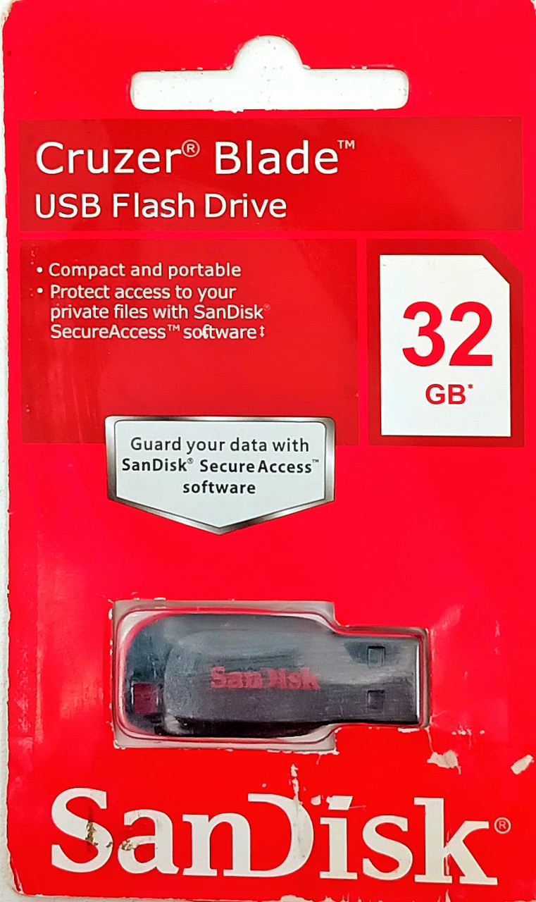 Карта памяти USB 2.0 SanDisk Cruzer Fit 32G дубликат - фото 1 - id-p66575055