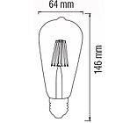 Филаментная лампа 4W E27 RUSTIC VINTAGE-4 (001 029 0004), фото 2