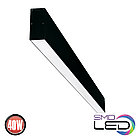 INNOVA5-40 линейный LED светильник черный, фото 2