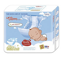 Подгузники Heeppo baby для мальчиков №2 (4-6 кг) 100 шт