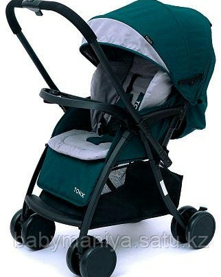 Прогулочная коляска Tomix "COSY" V2 (dark green), c Перекидной Ручкой