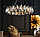 Хрустальная подвесная люстра в современном стиле на 12 ламп, код 8652-80GD, фото 3