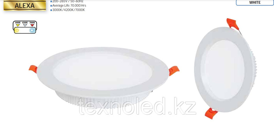 Потолочный спот встраиваемый круглый ALEXA-12W, фото 2