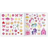 Набор раскрасок по номерам с наклейками «Для девочек», 2 шт. по 16 стр., фото 5