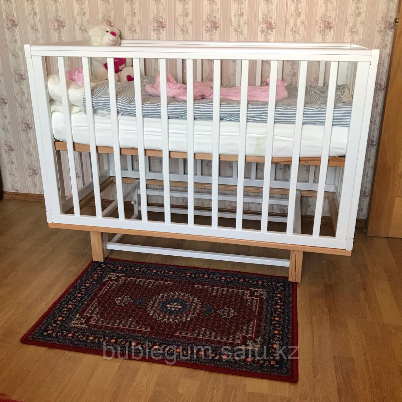 Кроватка детская Happy Baby MIRRA белая