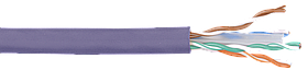 ITK Витая пара U/UTP категория 5E 4x2х24AWG LSZH фиолетовый (305м) ИЭК