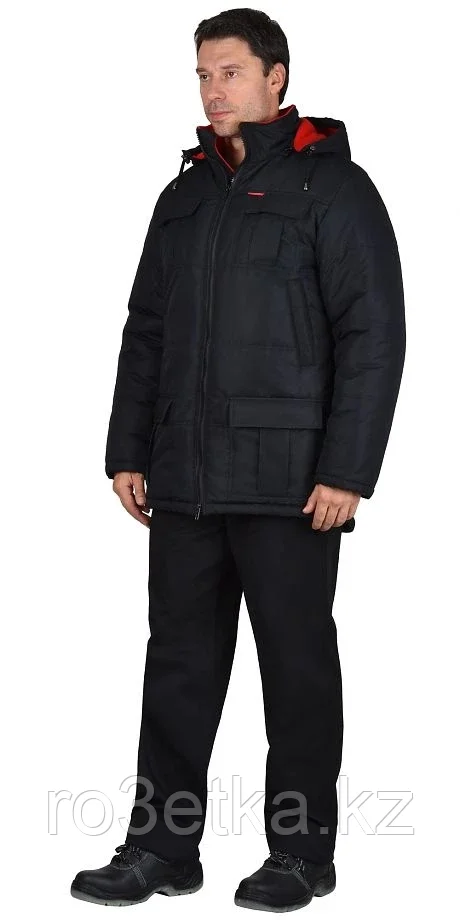 Куртка "-Кайман" черная, подкладка флис