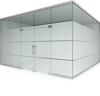 Двери цельностеклянные, алюминиевые, раздвижные в Алматы (под ключ)