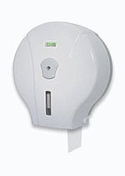 Настенный держатель диспенсер для туалетной бумаги пластиковый белый VIALLI