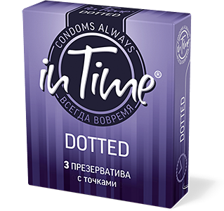 Презервативы IN TIME №3 Dotted c точками