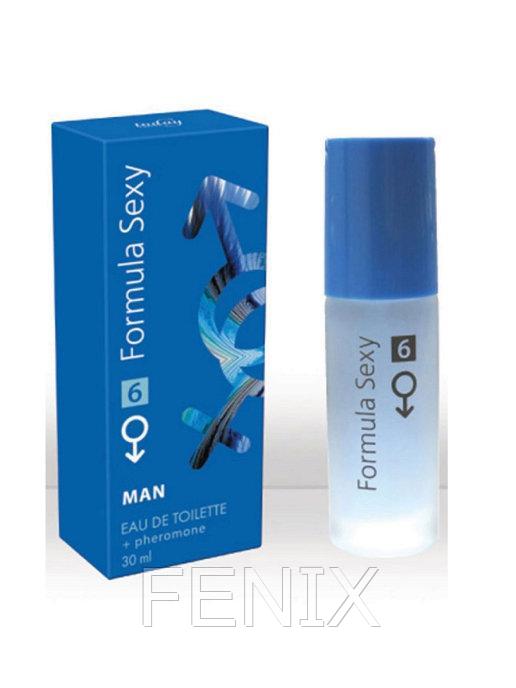 Туалетная вода с феромонами, мужская Formula Sexy, 30 мл, №6