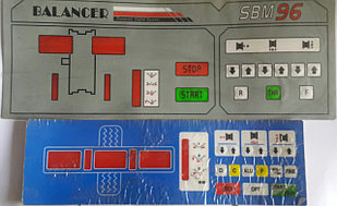 Наклейки на шиномонтажный станок