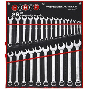 Набор ключей рожково-накидных с 6 до 32 FORCE